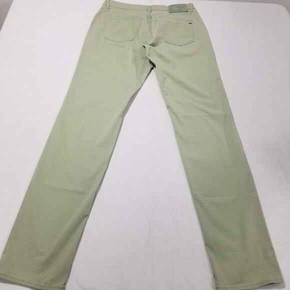 Brax Pants Mens 32x34 Chuck Modern Hi Flex Green Cotton Twill Germany - Picture 2 of 10